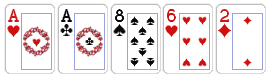 mani poker Coppia (One Pair)