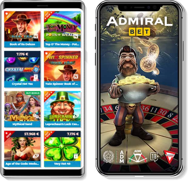 le migliori slot e il casino online su AdmiralBet
