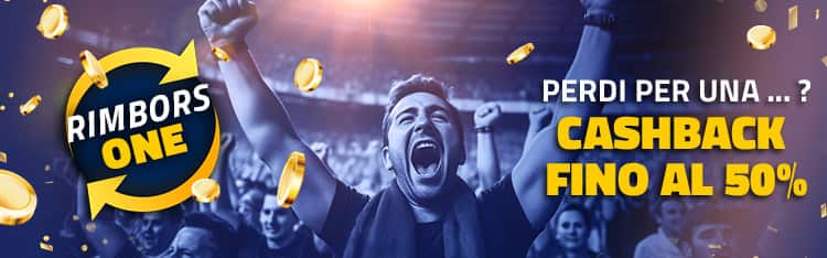 Interfaccia mobile di Admiralbet con opzioni di rimborso